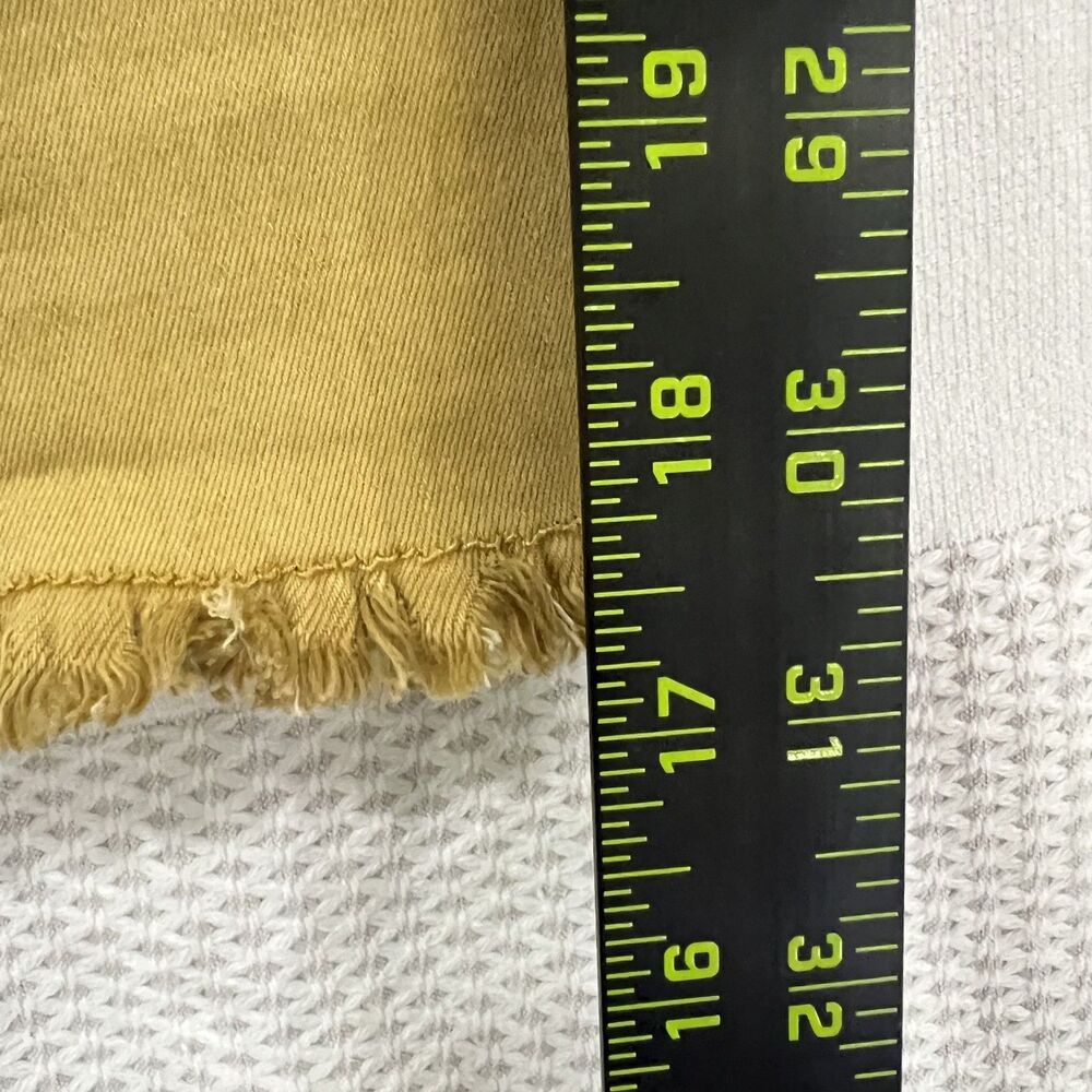 Coco + Carmen Jeans OMG Skinny Leg High Rise Stretch Denim Mustard Womens Large - Picture 8 of 10